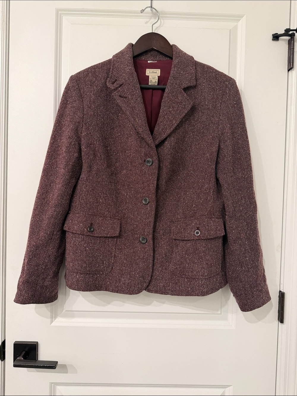 L.L. Bean Tweed Blazer